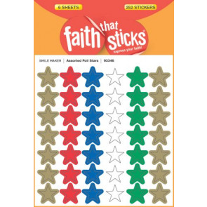 Assorted Foil Stars - Stickers