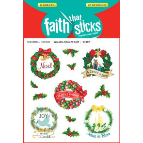 Wreaths Stick-N-Sniff - Stickers