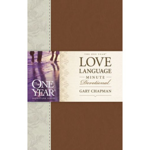 The One Year Love Language Minute Devotional - LeatherLike