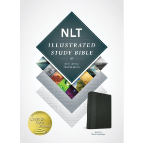 Illustrated Study Bible NLT, TuTone  - LeatherLike Onyx With ribbon marker(s)