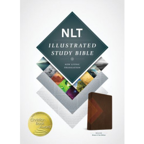 Illustrated Study Bible NLT, TuTone  - LeatherLike With ribbon marker(s)