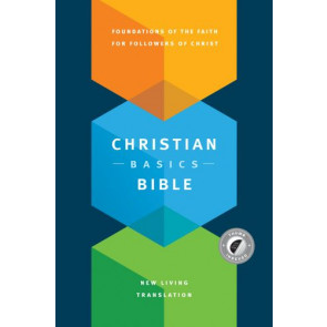 Christian Basics Bible NLT  - Hardcover With thumb index and ribbon marker(s)