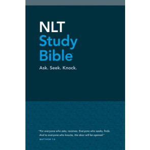 NLT Study Bible  - Hardcover Twilight Blue Cloth