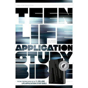 NLT Teen Life Application Study Bible, Index (LeatherLike, Steel, Indexed) - LeatherLike Steel With thumb index and ribbon marker(s)