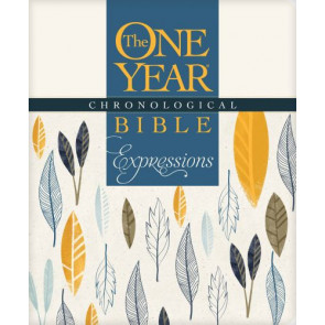 One Year Chronological Bible Expressions NLT (Softcover, Cream) - Softcover