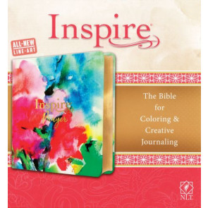 Inspire PRAYER Bible NLT  - Shimmery LeatherLike Joyful Colors with Gold Foil Accents Vellum With ribbon marker(s)