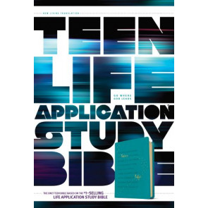 NLT Teen Life Application Study Bible (LeatherLike, Teal) - LeatherLike Teal With ribbon marker(s)