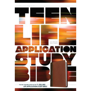 NLT Teen Life Application Study Bible (LeatherLike, Brown) - LeatherLike With ribbon marker(s)