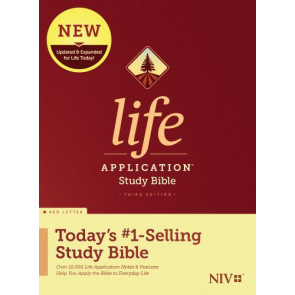 NIV Life Application Study Bible, Third Edition (Hardcover, Red Letter) - Hardcover With printed dust jacket