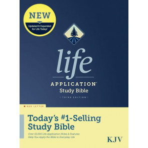 KJV Life Application Study Bible, Third Edition (Hardcover, Red Letter) - Hardcover With printed dust jacket