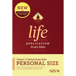 NIV Life Application Study Bible, Third Edition, Personal Size (Hardcover) - Hardcover With printed dust jacket