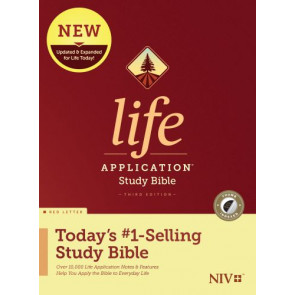 NIV Life Application Study Bible, Third Edition (Hardcover, Indexed, Red Letter) - Hardcover With thumb index