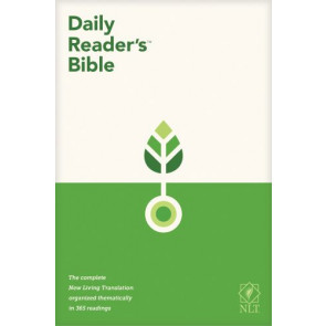 NLT Daily Reader's Bible  - Hardcover