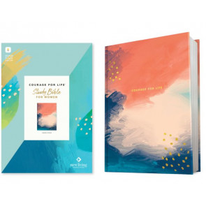 NLT Courage For Life Study Bible for Women, Filament Enabled (Hardcover) - Hardcover With printed dust jacket Wide margin
