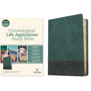 NLT Chronological Life Application Study Bible, Second Edition (LeatherLike, Palm Forest Teal) - LeatherLike Palm Forest Teal