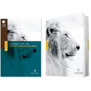 NLT Courage For Life Study Bible for Men, Filament Enabled (Hardcover) - Hardcover With printed dust jacket