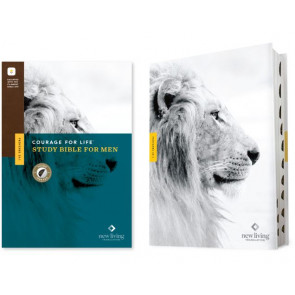 NLT Courage For Life Study Bible for Men, Filament Enabled (Hardcover, Indexed) - Hardcover With printed dust jacket and thumb index