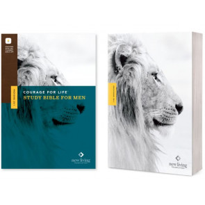 NLT Courage For Life Study Bible for Men, Filament Enabled (Softcover) - Softcover