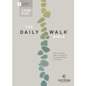 Daily Walk Bible Large Print NLT, Filament Enabled (Softcover) - Softcover