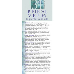 31 Biblical Virtues to Pray for Your Kids 50-pack - Cards