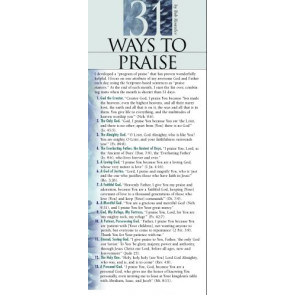 31 Ways to Praise 50-pack - Cards