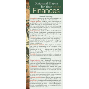 Scriptural Prayers for Your Finances 50-pack - Cards