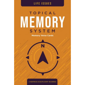 Topical Memory System: Life Issues, Memory Verse Cards - Softcover