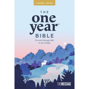 One Year Bible The Message, Large Print Thinline Edition (Softcover) - Softcover