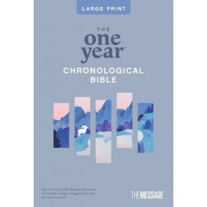 One Year Chronological Bible The Message, Large Print Thinline Edition  (Softcover) - Softcover